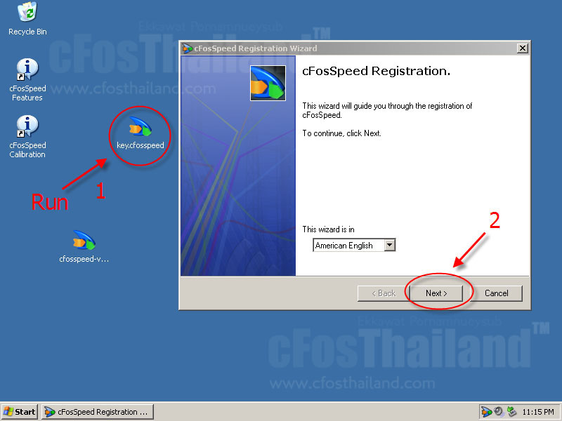 cfosspeed Register